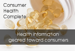 image of vitamins - "Consumer health complete - health information geared toward consumers"