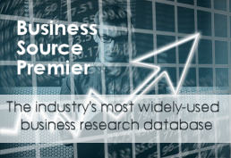 Graph  "Business Source Premier - the industry's most widely used business research database"