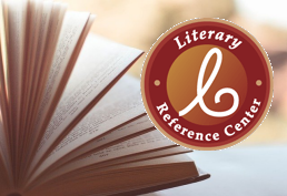 picture of a book "literary reference center"