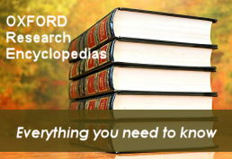   image of books "Oxford research encyclopedias - everything you need to know"