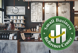 image of a small coffee shop "small business reference center"