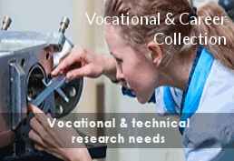 image of student working on a device - "vocational & career collection - vocational technical and research needs"