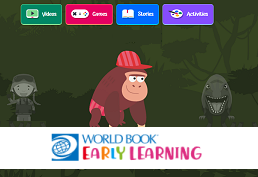 Picture of chimpanzee "world book early learning"